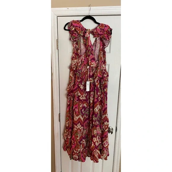 NWT Love The Label Salome Metallic Dress Size Large - Picture 3 of 14